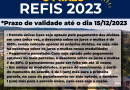 REFIS ATÉ 15-12-2023